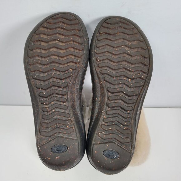 UGG Australia Elijo Women's Black Suede Shearling Boots S/N5674 US Size 5 - Picture 10 of 11